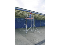 Aluminium Steiger Rolbaar Werkhoogte (max.): 14.30 M Krause Stabilo Professional Serie 1000 758149 Zilver 338 Kg