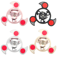Aluminum Alloy Colorful Ring Shape Rotating Fidget Hand Spinner Edc Fingertips Reduce Stress Toys