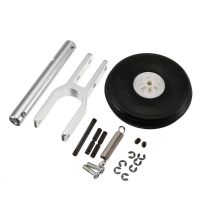 Aluminum Alloy Retractable Landing Gear With Wheels For Mtd Talon Flying Wing Rc Airplane