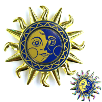 Aluminum Alloy Round Sunflower Rotating Fidget Hand Spinner Adhd Autism Reduce Stress Toys