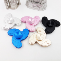 Aluminum Edc Fidget Triangle Hand Spinner Gadget Tri Spinner Finger Reduce Stress Gadget