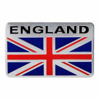 Aluminum England Uk Flag Shield Emblem Badge Car Sticker Decal Universal For Truck Auto