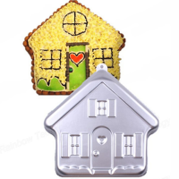 Aluminum House Cake Mold Bakeware Muffin Baking Pan Bread Mould