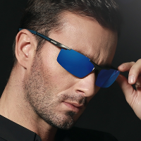 Aluminum Magnesium Alloy Sunglasses Uv Protection Polarized Driving Outdoor Eyeglasses