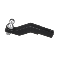 Aluminum Tow Trailer Drop Hitch Receiver Car Hook For 1/10 TRAXXAS TRX 4 Crawler Black
