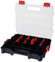 Alutec 56070 Assortimentskoffer Werkplaats (b x h x d) 330 x 60 x 270 mm Aantal vakken: 17 Variabele onderverdeling Inhoud 1 stuk(s)