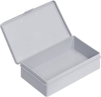 Alutec 66017 Scharnierbox (l x b x h) 136 x 87 x 35 mm Grijs 1 stuk(s)