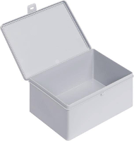 Alutec 66019 Scharnierbox (l x b x h) 180 x 140 x 80 mm Grijs 1 stuk(s)