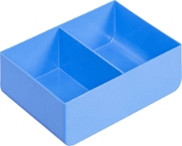Alutec 66022 66022 Gereedschapinlegstuk 2 voudig (l x b x h) 153 x 111 x 52 mm