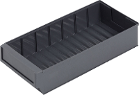 Alutec 66030 Zichtbak (l x b x h) 400 x 183 x 81 mm Donkergrijs 1 stuk(s)