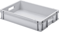 Alutec 75030 Kunststofbox Gesloten (b x h x d) 600 x 120 x 400 mm Grijs 1 stuk(s)