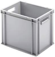 Alutec 75044 Kunststofbox Universeel Gesloten (b x h x d) 400 x 320 x 300 mm Grijs 1 stuk(s)