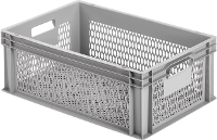 Alutec 75060 Kunststofbox Met raster (b x h x d) 600 x 220 x 400 mm Grijs 1 stuk(s)