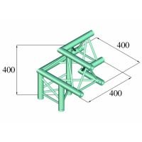 Alutruss DECOLOCK DQ3 PAL32 Driehoek truss 3 voudige hoek 90 °