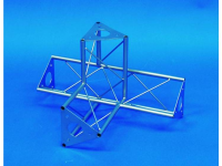 Decotruss Hoek 4 Way R + H Sac 44 Silver