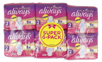 Always Platinum Discreet Small Super 6 Pack