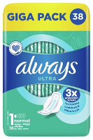 Always Ultra Normal Maandverband Met Vleugels