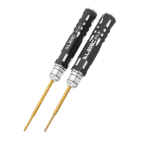 ALZRC 1.5/2.0Mm Hexagonal Straight Screwdriver Black For RC Model