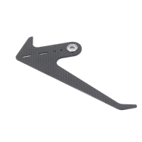 Alzrc Devil 380 420 Fast Rc Helicopter Parts Carbon Vertical Stabilizer 1.6Mm