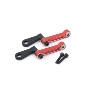 Alzrc Devil 380 420 Fast Rc Helicopter Parts Metal Radius Arm Set Red