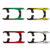 Alzrc Devil 380 Fast Rc Helicopter Parts Carbon Landing Skid Sticker