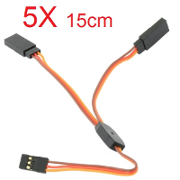 Amass 15cm Y Servo Cable Lead Splitter For Jr Spektrum Hitec