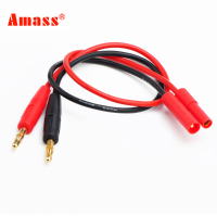 Amass 4mm Bullet Banana Connector 14awg 30cm Charging Cable Wire