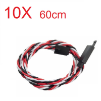 Amass 60 Core 60cm Anti Off Servo Extension Wire Cable For Futaba