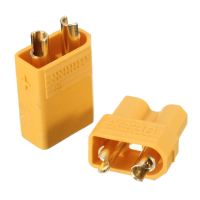 1Pair Xt30 2mm Golden Male Female Non Slip Plug Interface Connector