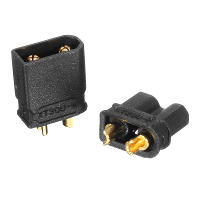 AMASS XT30U Stekker 2mm Zwart Vrouwelijk Mannelijk Banaan Plug Connector