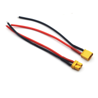 Amass XT30U stekkerkabel 18AWG 100 mm hittebestendige siliconendraad voor RC Lipo batterij