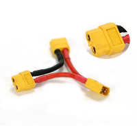 Amass Xt60 Series Connector 1 Female 2 Male With Extension Cable