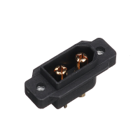AMASS XT60EW M Plug Zwart vergulde mannelijke connector voor LiPo batterij