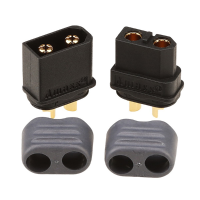 Amass Xt60h Plug Connector Black With Sheath Housing Male & Female 1 Pair