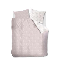 Ambiante dekbedovertrek Bertel   roze   200x200/220 cm   Leen Bakker