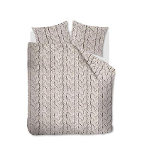 Ambiante dekbedovertrek Lars off white 240x200/220 cm   Leen Bakker
