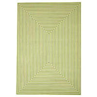 Floorita binnen/buitenvloerkleed Braid   groen   160x230 cm   Leen Bakker