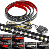 AMBOTHER 12V 14V 49inch Truck Achterklep Light Strip Bar 3528 72 LED Waterdichte Richtingaanwijzer Parkeerrem Achteruitr