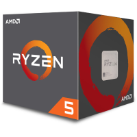 Ryzen 5 2600, 3,4 GHz (3,9 GHz Turbo Boost)