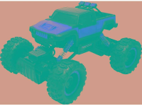 Amewi 22201 Cross Country 1:14 RC modelauto voor beginners Elektro Crawler 4WD