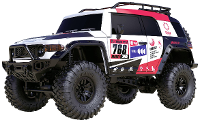 Amewi Dirt Climbing SUV Race 1:10 Brushed RC auto Elektro Crawler 4WD RTR 2,4 GHz Incl. Accu en lader, Met lichteffect, Incl. Batterijen