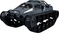 Amewi Grijs, Blauw 1:12 RC auto Elektro Rups driftwagen RTR 2,4 GHz Incl. Accu en lader