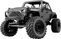 Amewi Hyper Go SC Scale Crawler 1:12 Brushless RC modelauto voor beginners Elektro Crawler RTR 2,4 GHz Met lichteffect