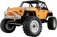 Amewi Hyper Go SC+ Scale Crawler FOC 1:12 Brushless RC modelauto voor beginners Elektro Crawler 4WD RTR 2,4 GHz Met lichteffect