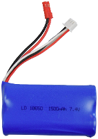 Amewi Li ion accupack 7.4 V 1500 mAh Aantal cellen: 2 BEC