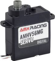 Amewi Mini servo AMXRacing AMHV56MG Mini Analoge servo Materiaal (aandrijving): Metaal