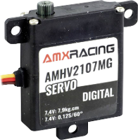 Amewi Standaard servo AMXRacing AMHV2107MG Midi Analoge servo Materiaal (aandrijving): Metaal