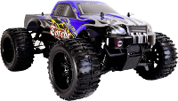 Amewi Torche Brushless 1:10 RC auto Elektro Monstertruck 4WD RTR 2,4 GHz Incl. Accu en lader