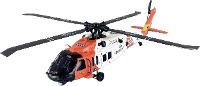 Amewi UH60 Black Hawk Coastguard RC helikopter RTF