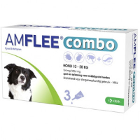 Amflee Combo Spot On 134 mg hond M 10   20 kg 3 pipetten